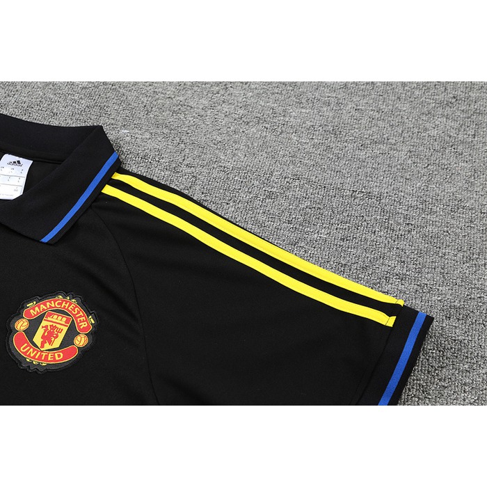 Camiseta Polo del Manchester United 22-23 Negro y Azul - Haga un click en la imagen para cerrar